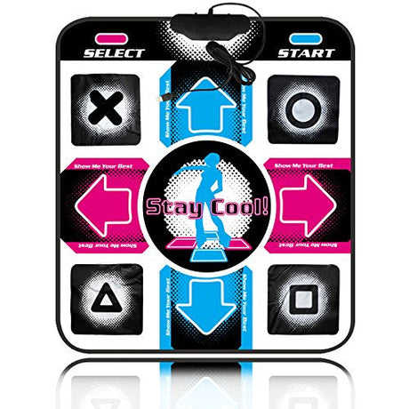 Step Dance Mat för PC – Halkfri USB Dansmatta för Spelare & Dansare Carvallo