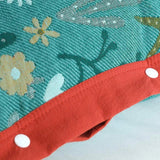 Ocean Coral Mönster Kuddöverdrag – Svalkande & Vacker Carvallo