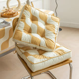 Abstract Design Printed Seat Cushion in Soft Cotton 43cm Carvallo