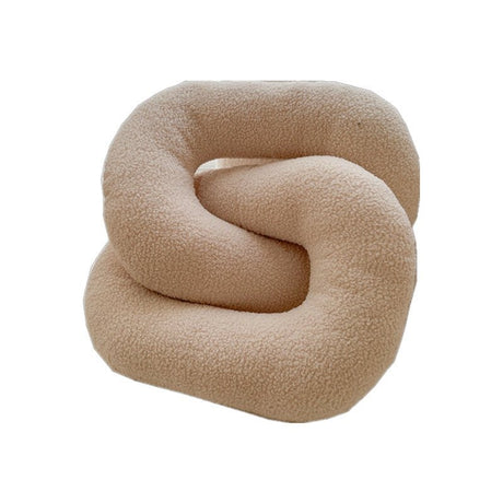 Abstract Formad Soffkudde i Plush Vågig Design Carvallo