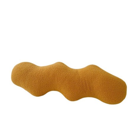 Abstract Formad Soffkudde i Plush Vågig Design Carvallo