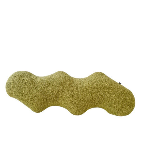 Abstract Formad Soffkudde i Plush Vågig Design Carvallo