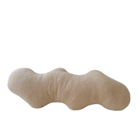 Abstract Formad Soffkudde i Plush Vågig Design Carvallo
