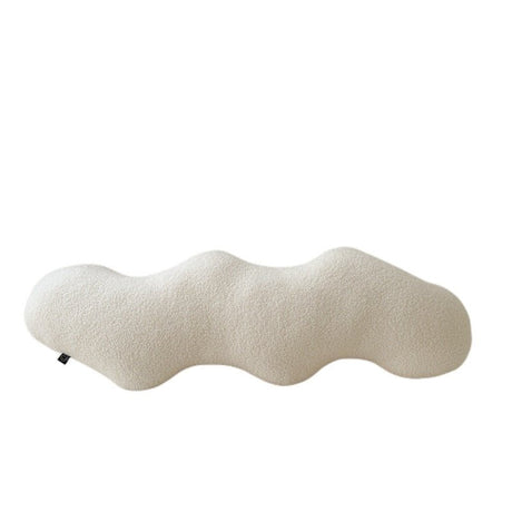 Abstract Formad Soffkudde i Plush Vågig Design Carvallo