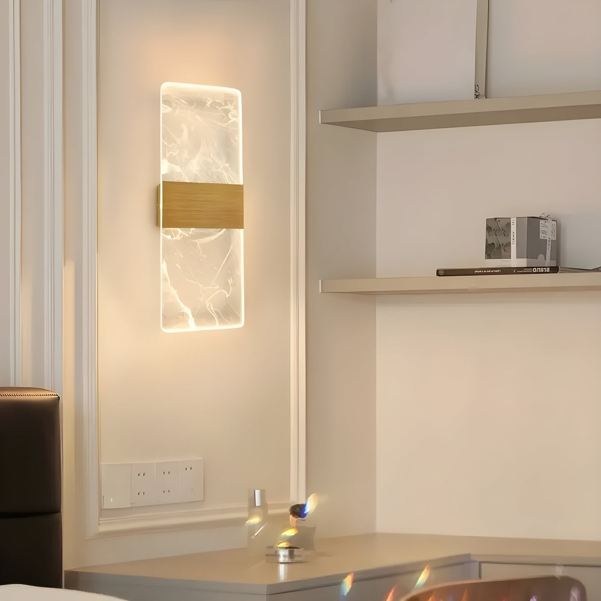 CalmHaze Light - Minimalistisk Akryl Vägglampa Carvallo