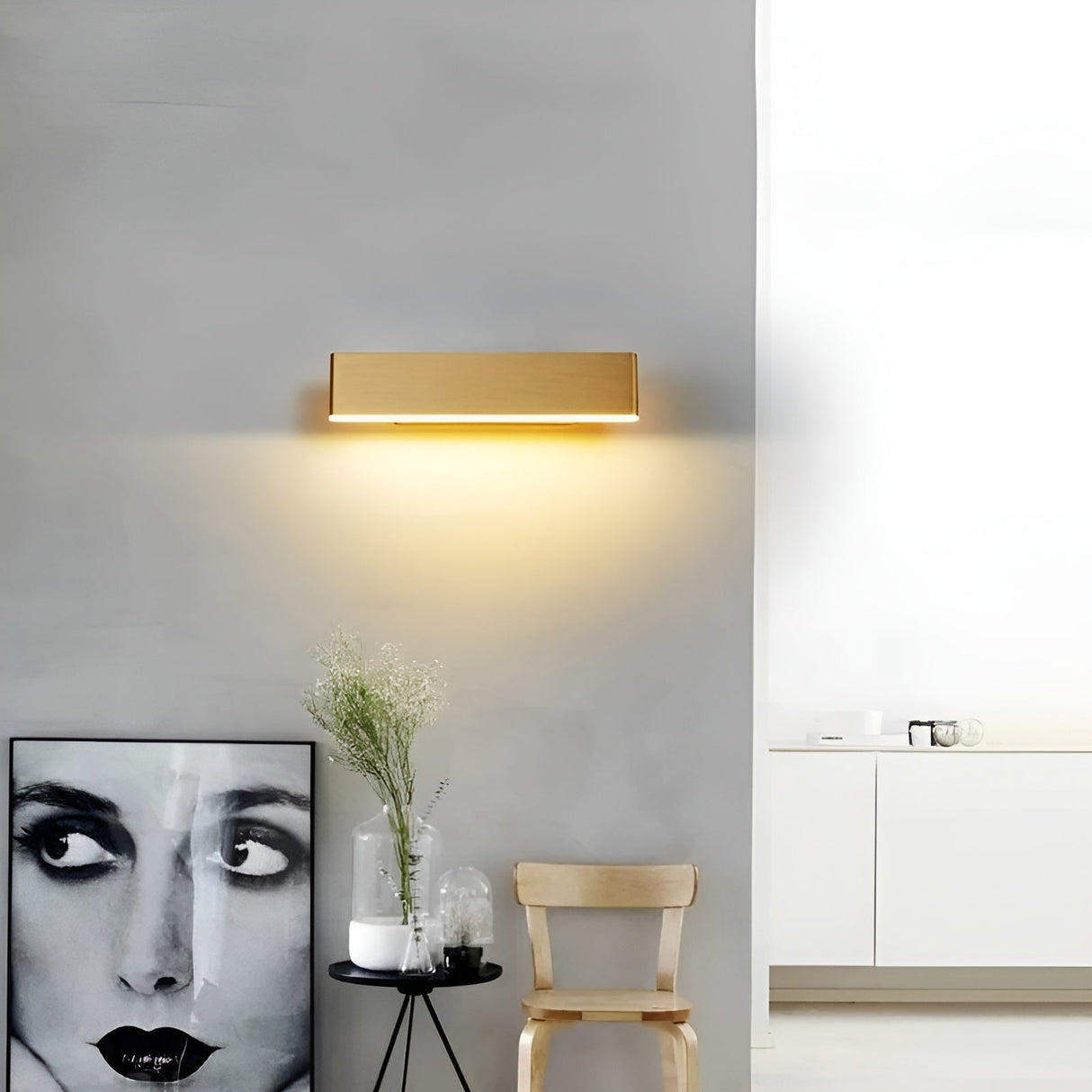 OrbitBeam Ljus - Rotbar Minimalistisk LED Vägglampa Carvallo