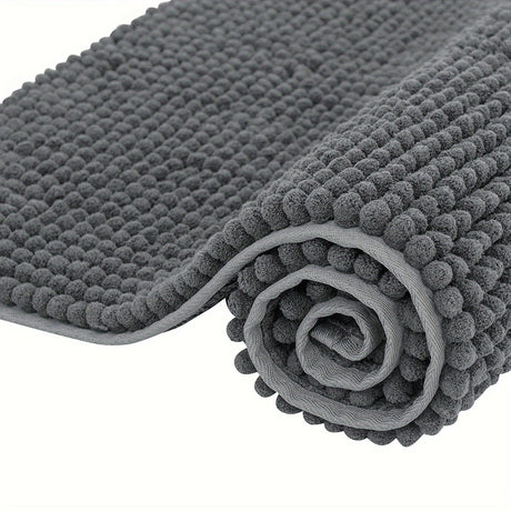 Ultra-Mjuk Chenille Badmatta – Perfekt för Badrum eller Entré Carvallo
