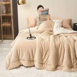 CloudNest Comforter - Varm Dubbel-Lager Tjock Quilt Carvallo