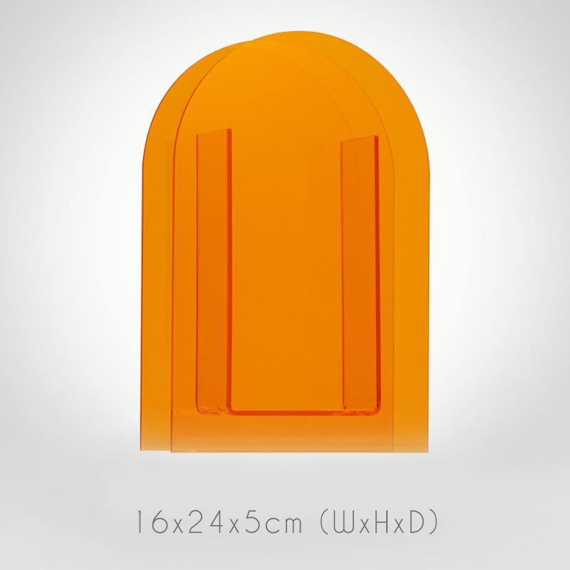 Levande akryl geometrisk blommig vas MILA Sverige