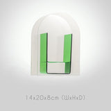 Levande akryl geometrisk blommig vas MILA Sverige