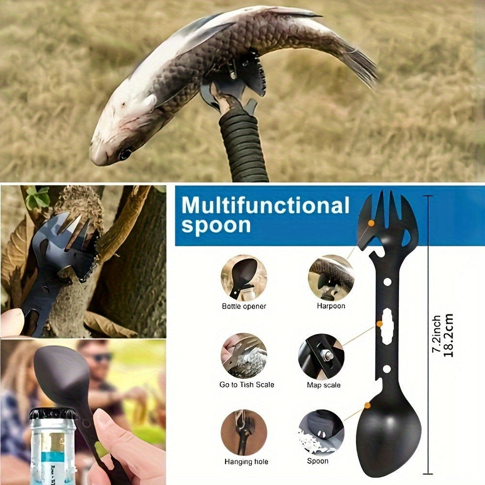 Carvallo Kit Trekvalor 14-in-1 | Kompakt & Komplett | Utomhus & Nödsats | Med kniv, kompass & termofilt Carvallo