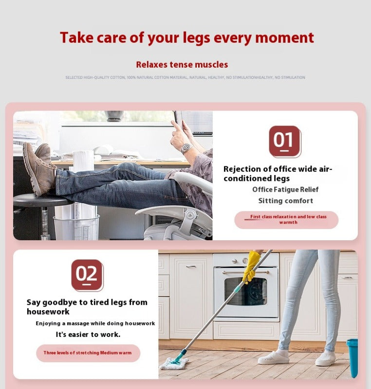 Royallure Värmd Trådlös Benkompressionsinpackning – Kontorslindring & Förbättrad Cirkulation Carvallo