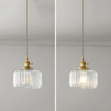 CrystalWave Light – Retro Kort Cylinder LED Hänglampa Carvallo