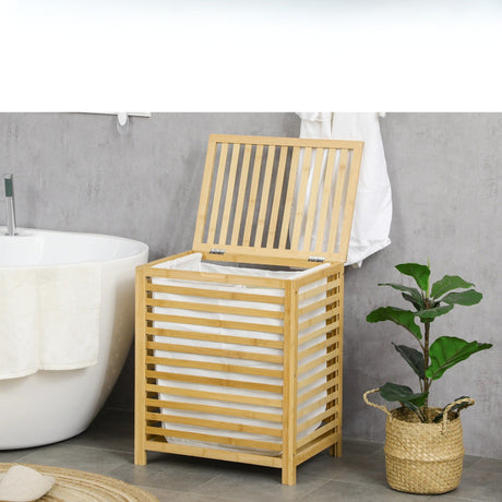 BambooTidy Basket - Modern bambu tvättkorg Carvallo