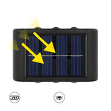 SolaraLux Ljus - Vattentålig Solar LED Upp- och Nedvägglampa Carvallo