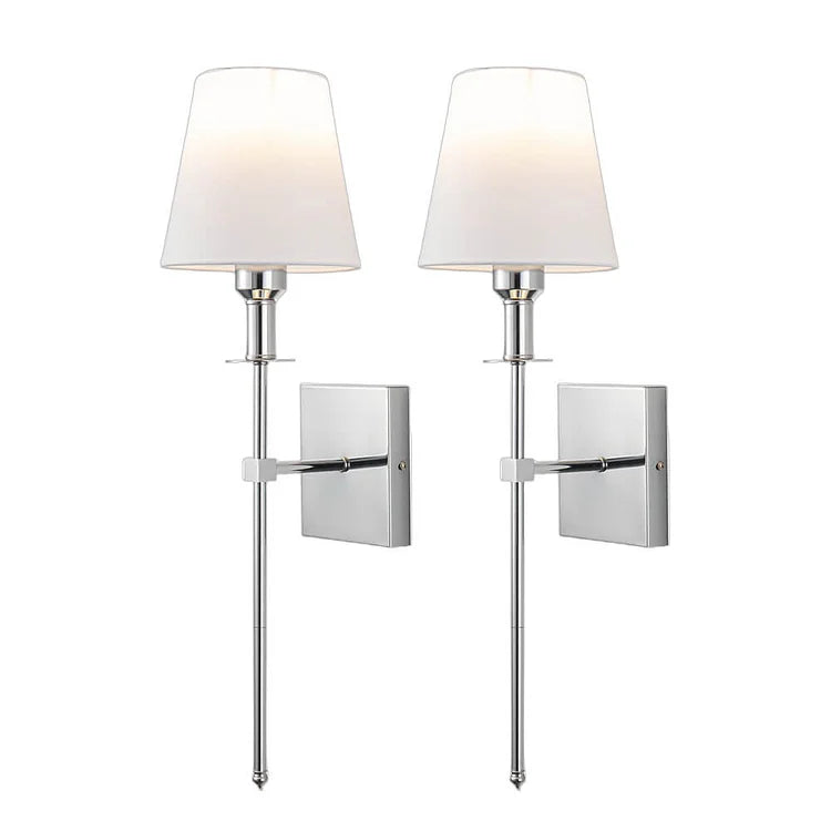 Vägglampa Uppladdningsbar Modern Tyg Sconse Carvallo