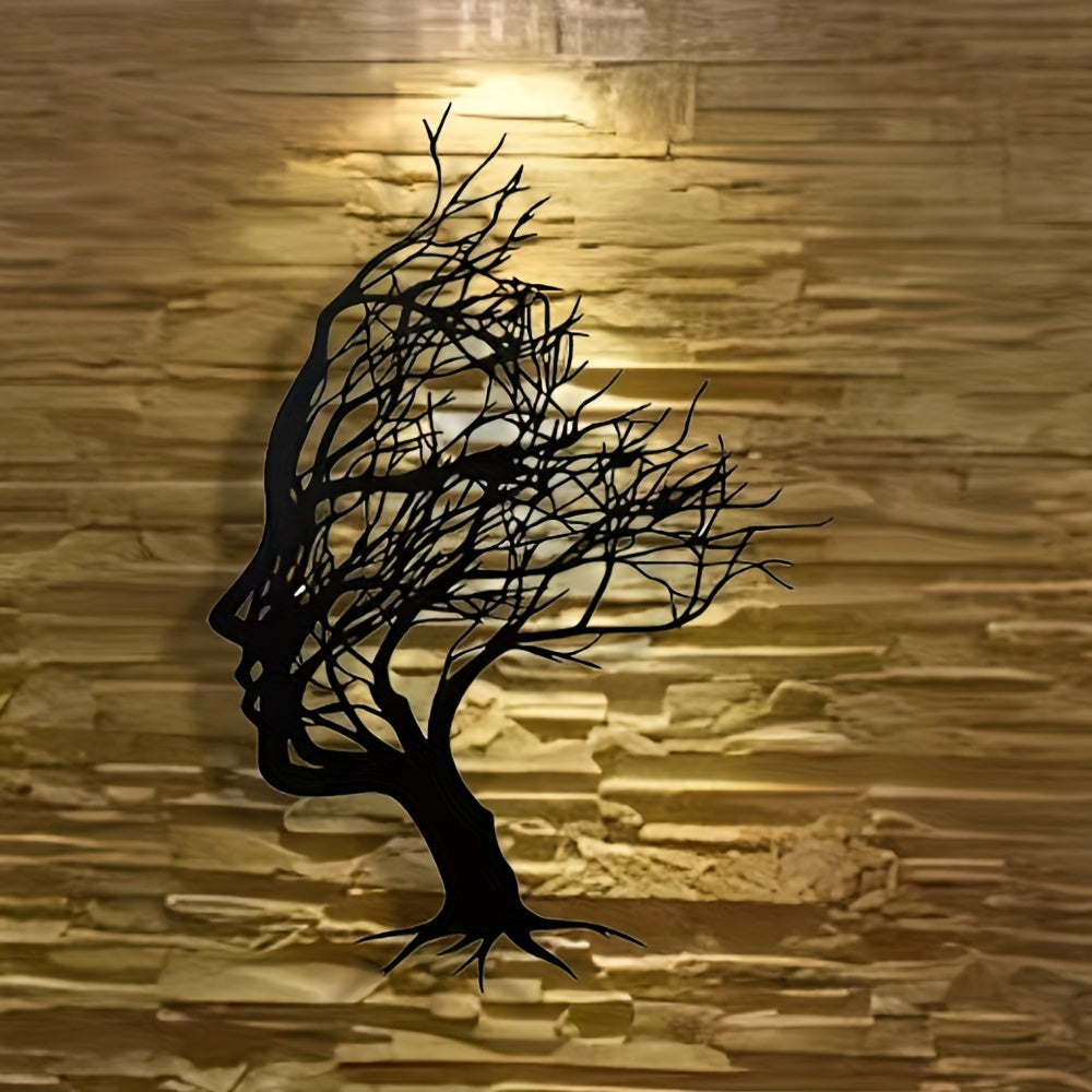 Boomtak Kvinna Ansiktsdekoration - Elegans och Konst i Ditt Hem Carvallo