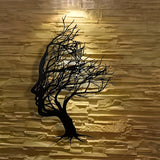 Boomtak Kvinna Ansiktsdekoration - Elegans och Konst i Ditt Hem Carvallo