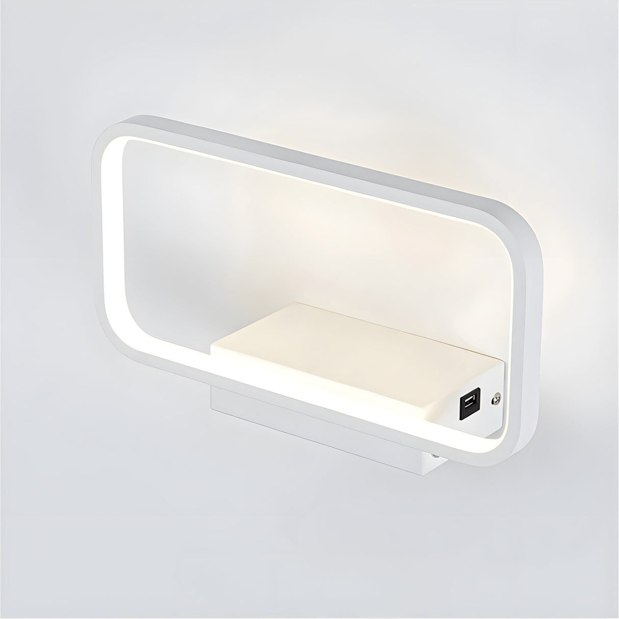 GloSwitch Ljus – Modern Trådlös USB-Laddning LED-Vägglampa för Inomhusbruk Carvallo