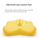 Minneskum Kontorsstolsdyna – Ortopediskt Ländryggs- & Svanskstödsstöd för Bil & Kontorsstol Carvallo