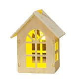 LED ljusslinga med mini-hus – Dekorativ julbelysning för inomhusbruk Carvallo