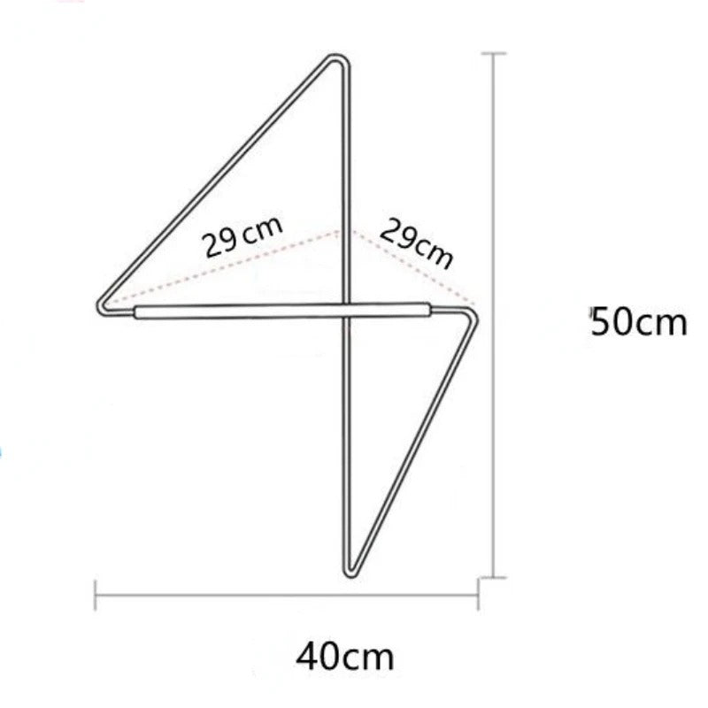 Carvallo – Multifunktionell klädhängare med hylla och platsbesparande design Carvallo