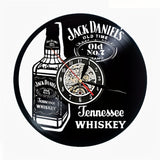 Vinylskivor Väckarklocka - Whisky Tema, Stil, För Vardagsrum och Kontorsinredning Carvallo