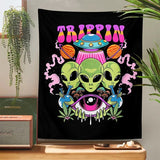 Alien Vägghängande Tapestry - Jacquard 100% Polyester Dekor Carvallo