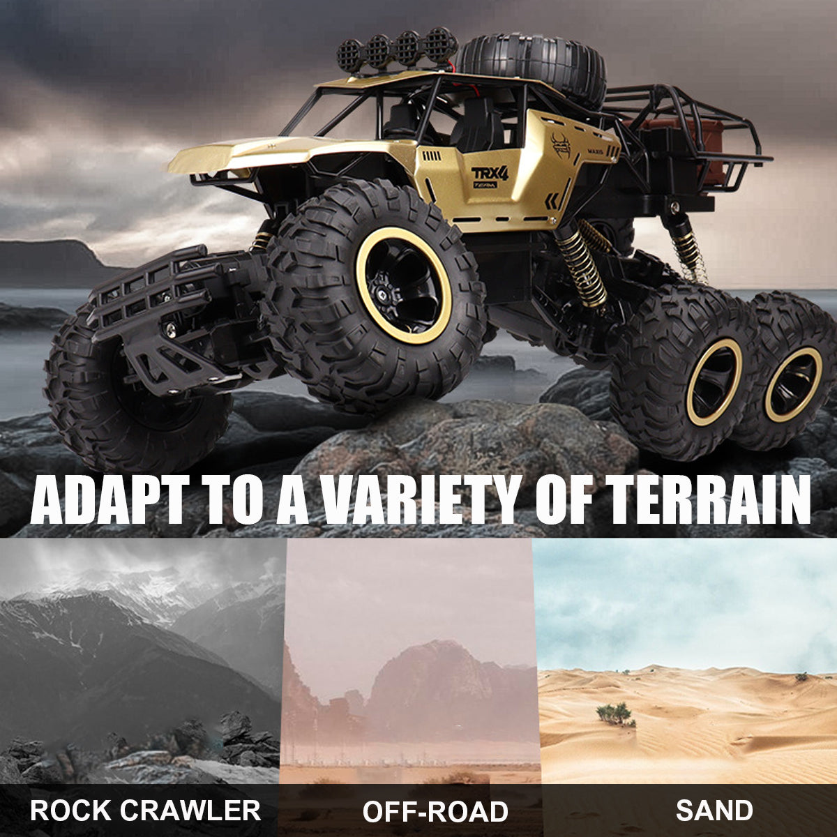 Fjärrkontroll Off-Road Monster Truck Leksak Carvallo