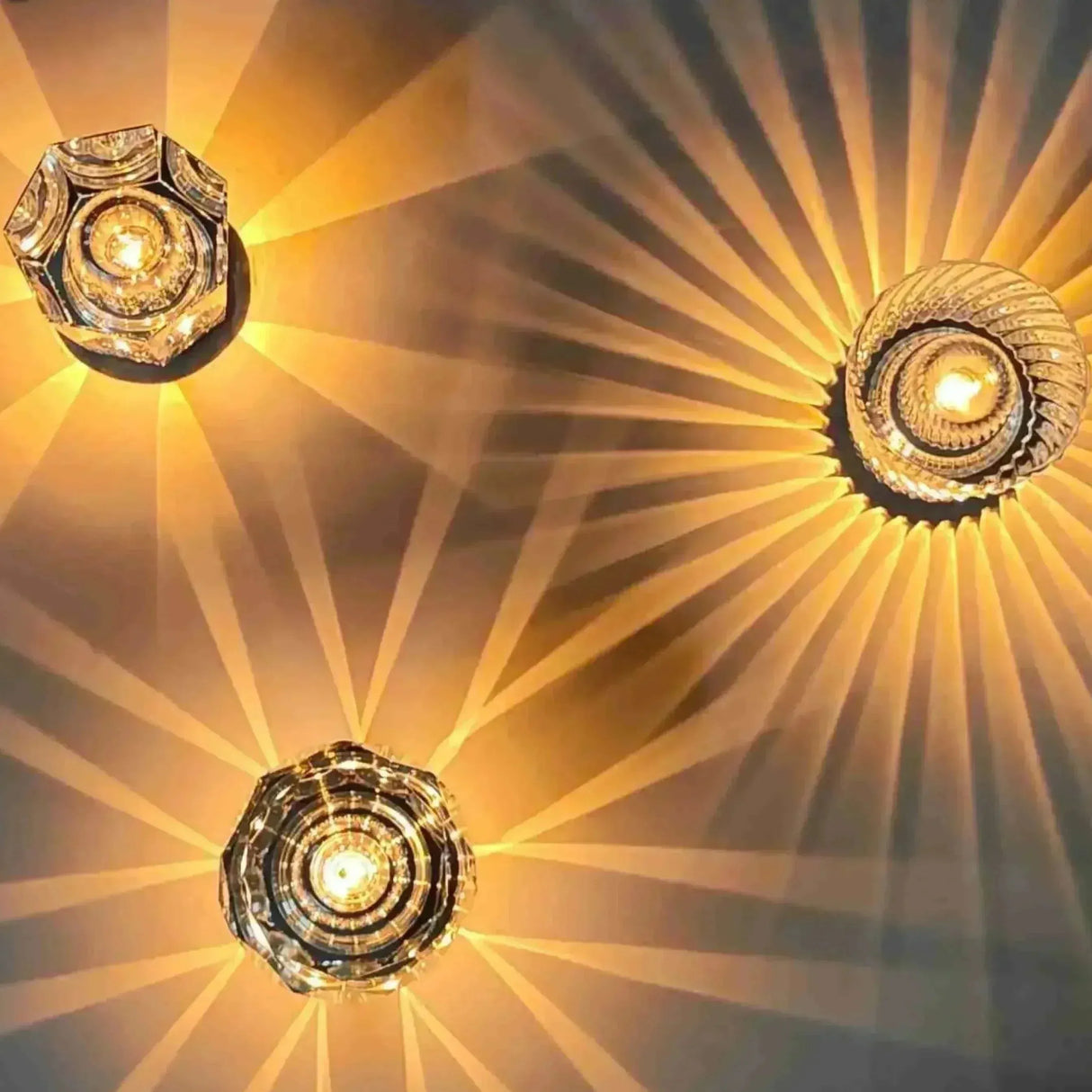 Kristall-LED-bordlampa – Uppladdningsbar & Dekorativ | Elegant hemaccessoar Carvallo