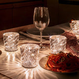 Kristall-LED-bordlampa – Uppladdningsbar & Dekorativ | Elegant hemaccessoar Carvallo
