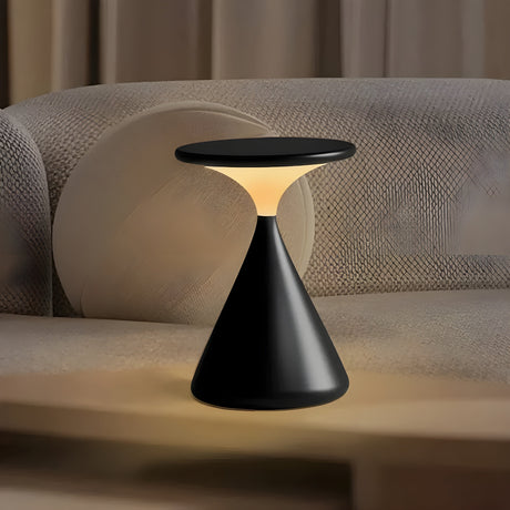 CalmGlow Lampa - Rund Touch-Dimm-Bordlampa Carvallo