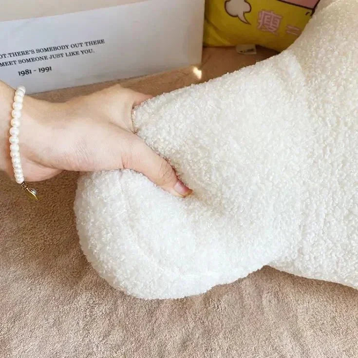 Teddy Shape Mjuk Kontorsfuttas - Plysch Bomullskomfort Carvallo