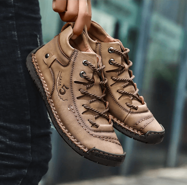 Vintage Läderstövlar-Shoes for Men-Hemnix-Hemnix