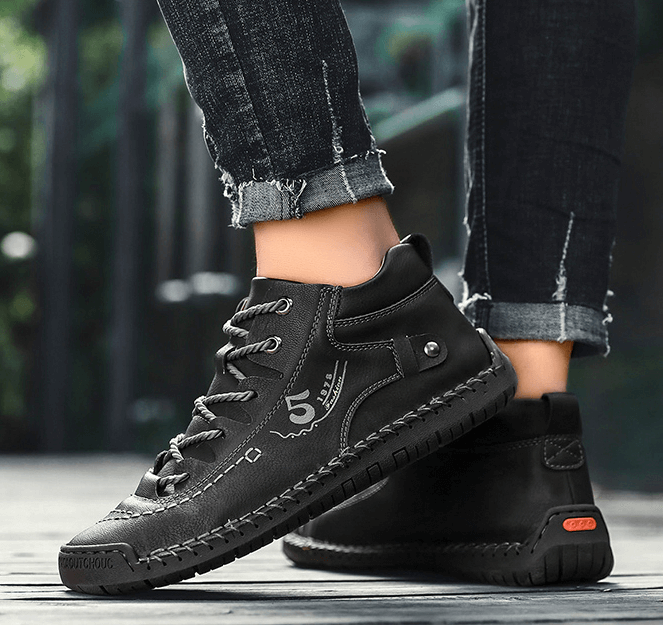 Vintage Läderstövlar-Shoes for Men-Hemnix-Hemnix