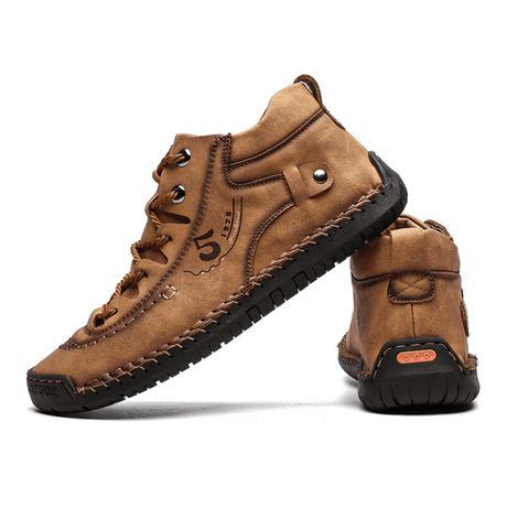Vintage Läderstövlar-Shoes for Men-Hemnix-Gul-39-Hemnix