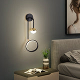 Carvallo – Väggmonterad lampa med böjd arm och cirkulärt ljus för varm atmosfär Carvallo