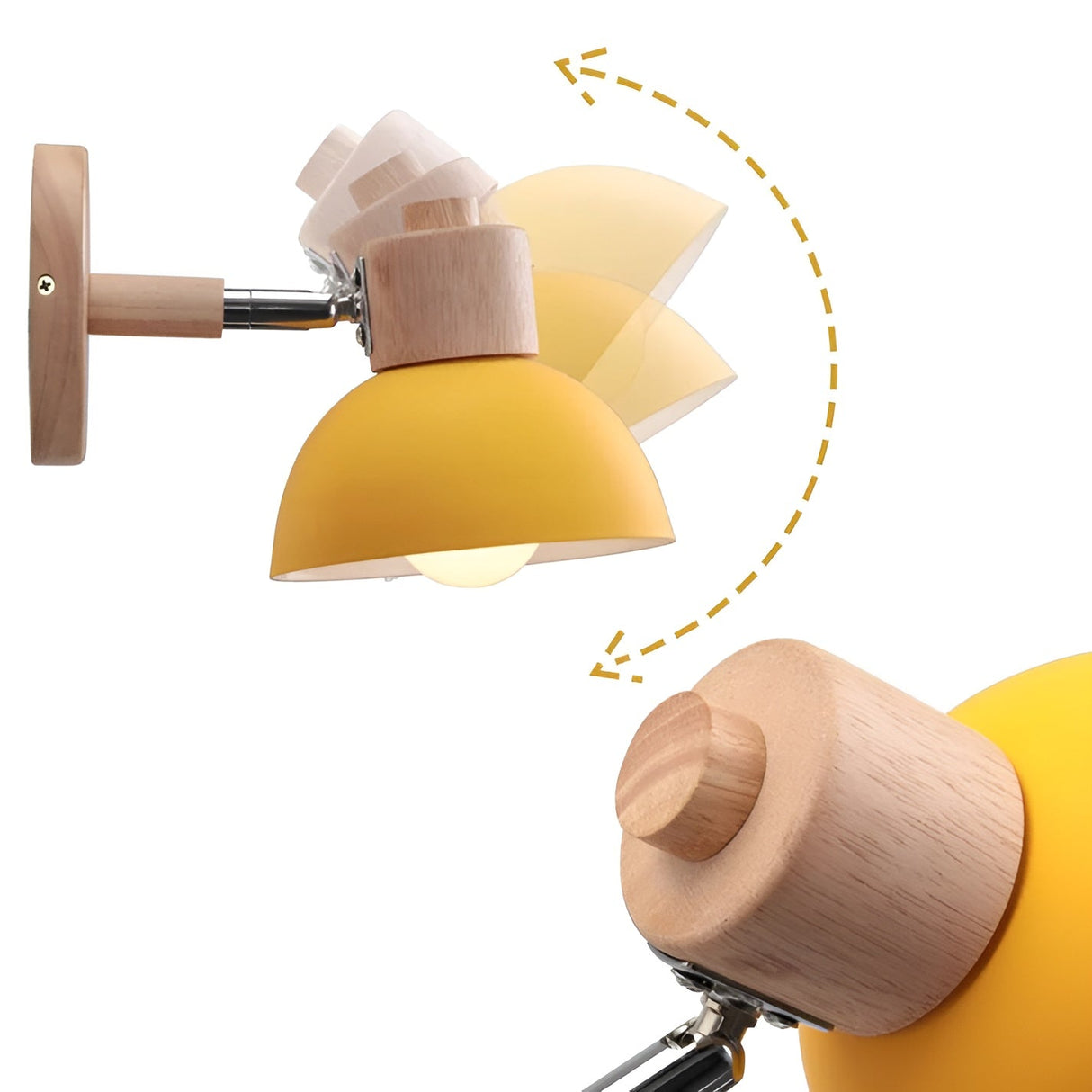 LED-läsarlampa för väggen – vridbar och elegant | Lämplig för sängen Carvallo