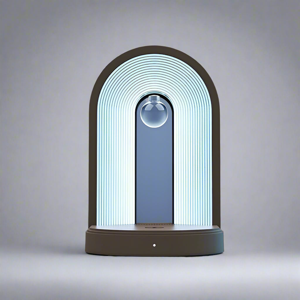 Arc Bordslampa med Trådlös Laddare & Bluetooth Högtalare Carvallo