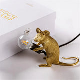 LumoMouse – Art Deco LED Bordslampa med Lekfull Design Hemnix