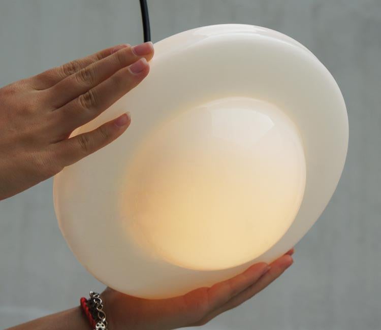 ArtCreativ | Art Deco Mjölkglas Hänglampa för Vintage Inrednings Charm Carvallo