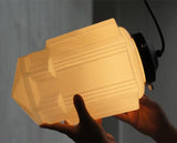 ArtCreativ | Art Deco Mjölkglas Hänglampa för Vintage Inrednings Charm Carvallo