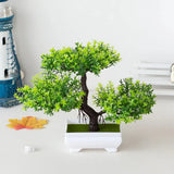 Konstgjord Potted Bonsai-träd - Realistisk Plast Dekor Carvallo