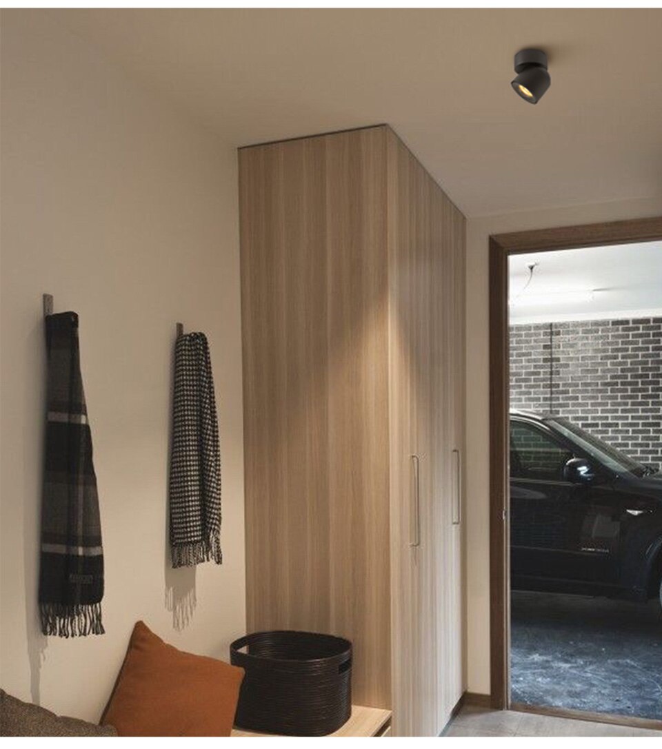 Arvesso | LED Taklampa Ytmonterad 360 Grader Rund Kurvrörelse Carvallo