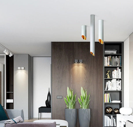 Arvesso | LED Ytmonterad Modern Rörtaklampa för Unik Inredningsbelysning Carvallo