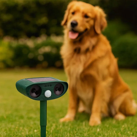 Solcellsdrriven djuravvisare med ultraljud Carvallo