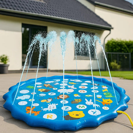 Barn Utomhus Simbassäng PVC Regnbågs Sprinkler Carvallo