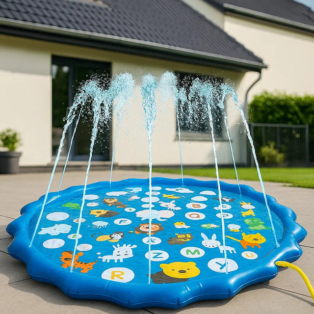 Barn Utomhus Simbassäng PVC Regnbågs Sprinkler Carvallo