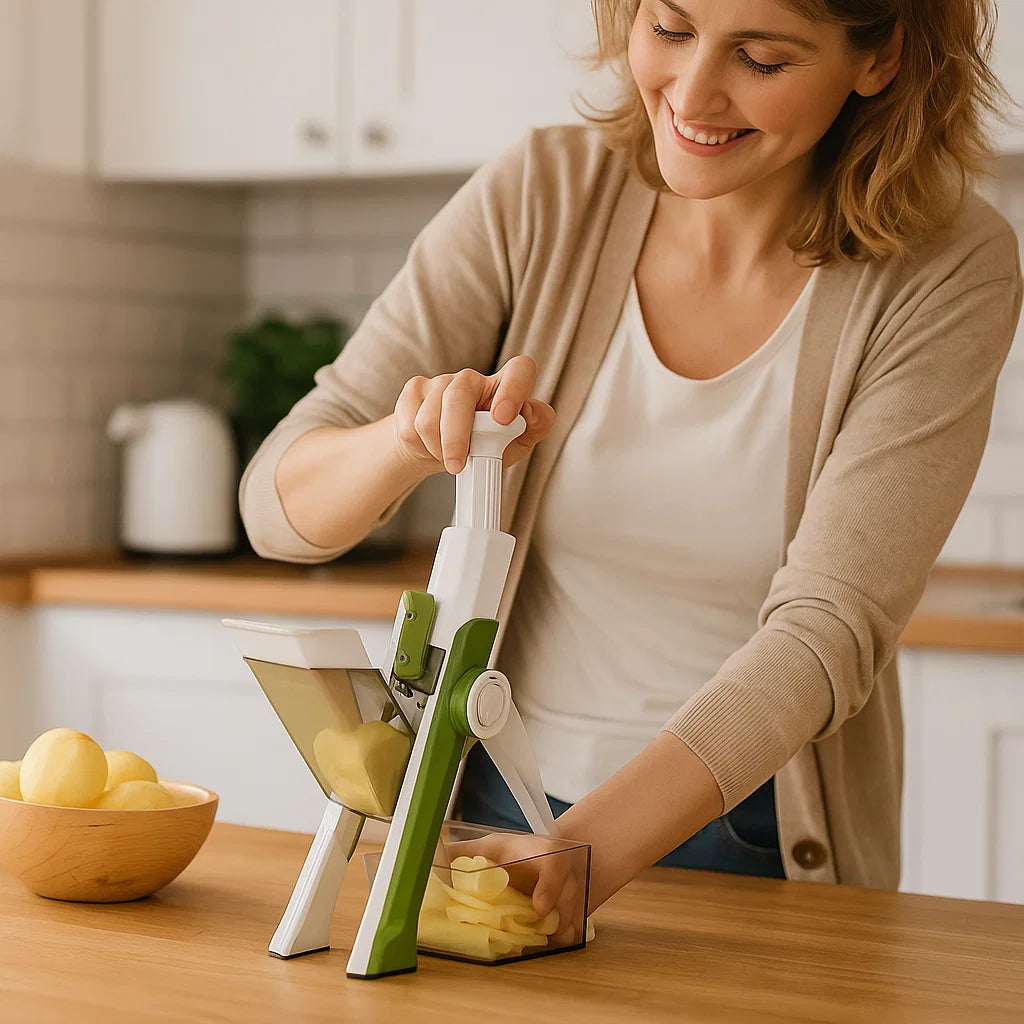 Säker multifunktionell skärverktyg för köket Carvallo