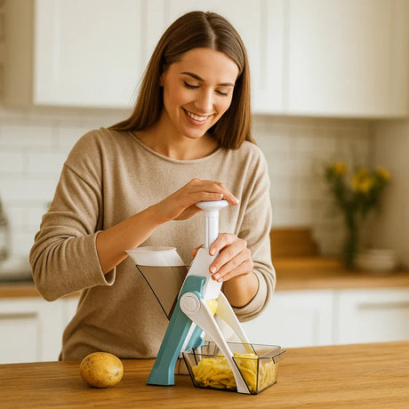 Säker multifunktionell skärverktyg för köket Carvallo